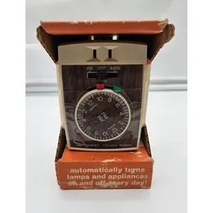 Vintage Ingraham Do-All Timer Automatic 24 Hour Lamp Appliance On/Off Retro