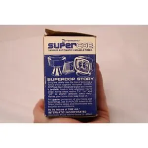 Vintage Intermatic Super Cop 24 Hour Automatic Variable Timer Security NIP