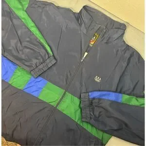 Vintage JC Penny USA Olympic Mens Large XL Jacket Full Zip Windbreaker