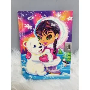 Vintage Lisa Frank Anana Eskimo Polar Bear White Tuscan Bird DIARY NOTE BOOK Vintage Lisa Frank Anana Eskimo Polar Bear White Tuscan Bird DIARY NOTE BOOK