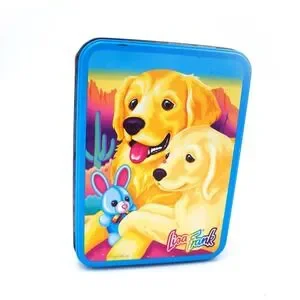 Vintage Lisa Frank Casey And Caymus Collector's Tin 1990's 90's Dog Pet