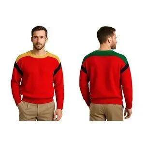 Vintage Lord & Taylor Men's Kensington Colorblock Wool Sweater L Vintage Lord & Taylor Men's Kensington Colorblock Wool Sweater L
