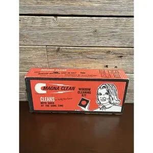 Vintage Magna Clean Window Cleaning Kit Cleans In Half The Time Both Sides