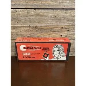 Vintage Magna Clean Window Cleaning Kit Cleans In Half The Time Both Sides