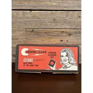 Vintage Magna Clean Window Cleaning Kit Cleans In Half The Time Both Sides