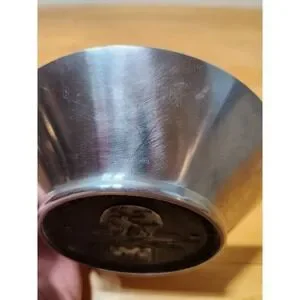 Vintage Metal Coin Bowl - Maria Anna Augusta Ferdinand1 - IMP - ET - REGIS