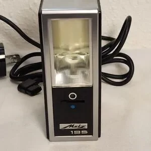 Vintage Metz Mecablitz 195 L20C‎ Telecomputer Camera Flash Germany NOT TESTED