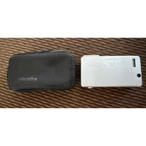 Vintage Minolta 16 Sub Mini Spy Camera Rokkor 1:2.8 F=22mm Japan with Case