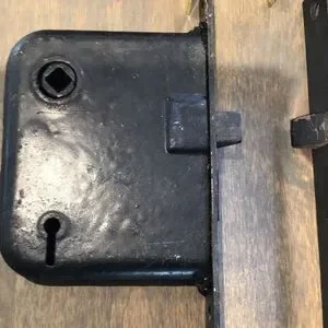 Vintage mortise Lock Set 2 Re-pops 2 Original No Keys