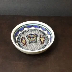 Vintage Mosaic fish trinket bowl