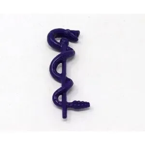 Vintage MOTU HE-MAN TUNG LASHOR (LASHER) SNAKE STAFF Accessory