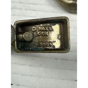Vintage National Lock FI-3854 Drawer Pulls-Set Of 8