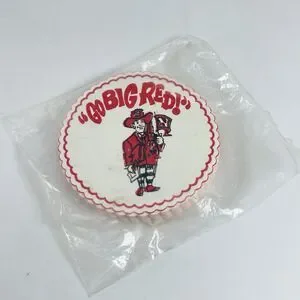 Vintage Nebraska Cornhuskers Harry Herbie Husker Go Big Red Paper Coasters Pack
