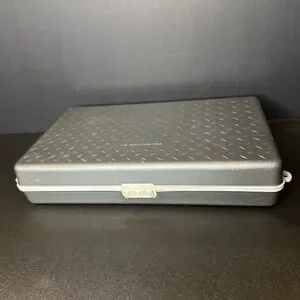 Vintage No Boundaries Hard Shell CD Case Storage Holder Gray 60 Disc