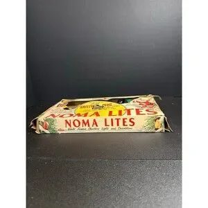 Vintage Noma Lites 7-Light Christmas String Lights