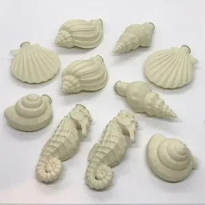 Vintage Old World Christmas Seashell Light Covers
