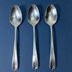 Vintage Oneida GALA IMPULSE Set Of 3 Dinner Spoons Stainless Flatware Silverware