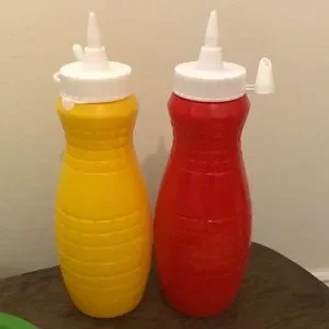 Vintage Picnic Set - Plates Cutlery Condiment Holders - 1980s