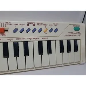 Vintage Radio Shack Realistic Concertmate 350 Portable Keyboard WORKS