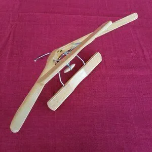 Vintage Regent 18” Solid Wood Heavy Duty Suit Hanger