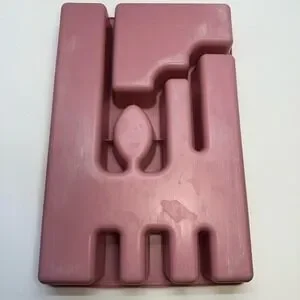 Vintage Rubbermaid Pink Cutlery Tray Silverware Drawer Organizer