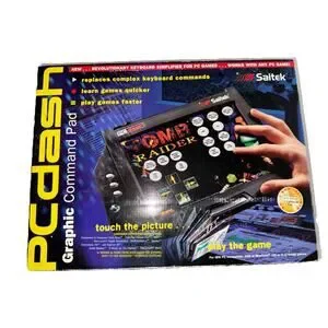 Vintage Saitek PC Dash Graphic Command Pad Gamepad Classic Collectors RARE