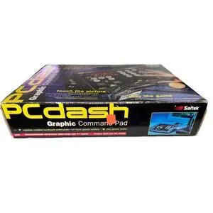 Vintage Saitek PC Dash Graphic Command Pad Gamepad Classic Collectors RARE