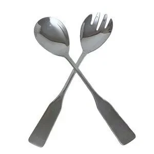 Vintage Salad Servers MK Silverplate Serving Fork And Spoon 9.25" Long