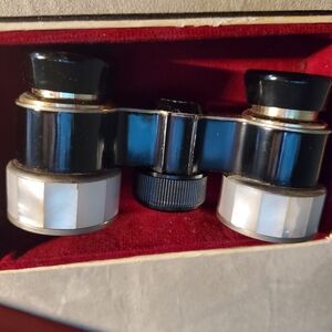 Vintage Shrine MANON Opera Glass Binoculars Mother Pearl