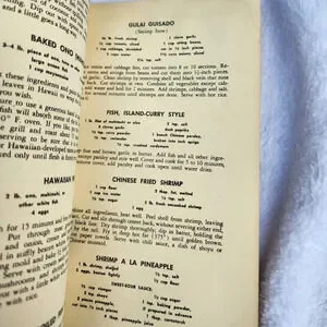Vintage The Hawaiian Honemakers Island Recipe Book