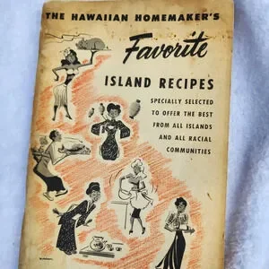 Vintage the Hawaiian Honemakers Island recipe book