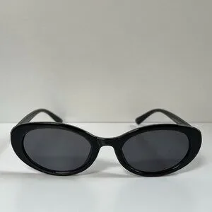 Vintage Unique Retro Style Black Round Sunglasses