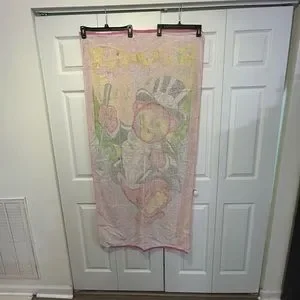 Vintage Used Condition Lisa Frank Hollywood Bear Beach Towel