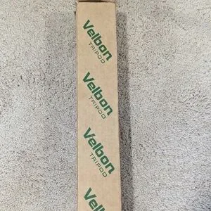 Vintage Velbon Adjustable Aluminum Tripod - Model TGK-3 - Original Box 1970's