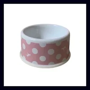 Vintage Victoria’s Secret Pink Very Rare Collectible Dog Bowl NWOT