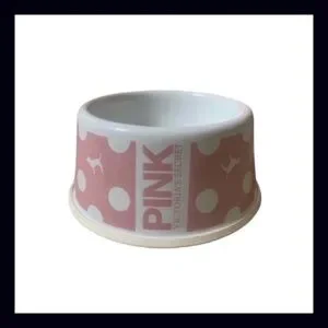 Vintage Victoria’s Secret Pink Very Rare Collectible Dog Bowl NWOT
