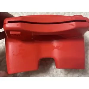 Vintage Viewmaster Red 3D Viewer With Orange Handle No Reels Made In USA