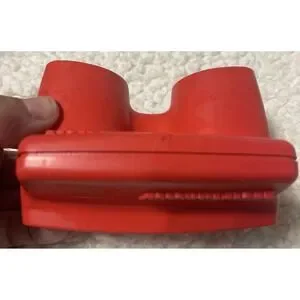 Vintage Viewmaster Red 3D Viewer With Orange Handle No Reels Made In USA
