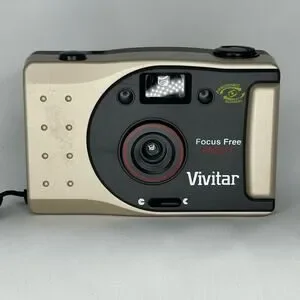 Vintage Vivitar Focus Free PN2011 35mm Film Camera Panoramic Capable Photography