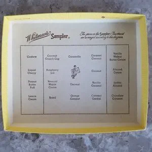 Vintage Whitman's Sampler Box (Empty)