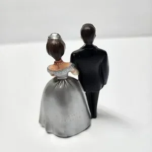Vintage Wilton Cake Topper 25th Silver Wedding Anniversary