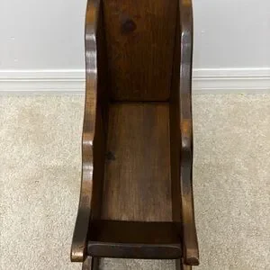 Vintage Wooden Christmas Sleigh Handcrafted 70s Primitive Cottagecore Farmhouse