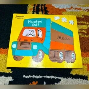VINTAGE wooden puzzle