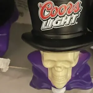 Vintage Y2k Coors Light Skelaton skull string lights