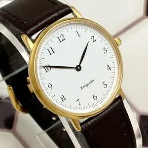Vintage Zeitpunkt Swiss Quartz Men’s Unisex Watch By The J. Peterman Co
