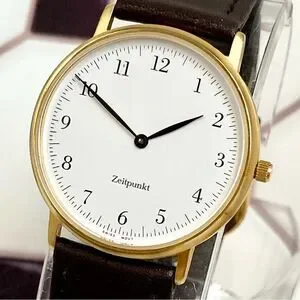 Vintage Zeitpunkt Swiss Quartz Men’s Unisex Watch by The J. Peterman Co