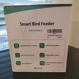 Visiogear Smart Bird Feeder - Black And Brown