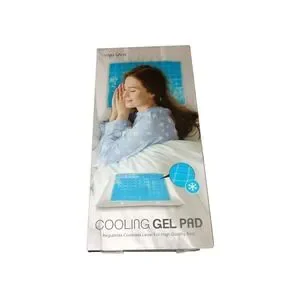 Vista Crest Cooling Gel Pad Blue squares for pillow Etc Rate HTF NIB