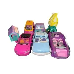 ViTG 2000s Lot Polly Pocket 5 Cars Doghouse Princess Of The Flower Incomplete