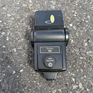 Vivitar 283 Auto Thyristor Shoe Mount Vintage Camera Flash - No Cord